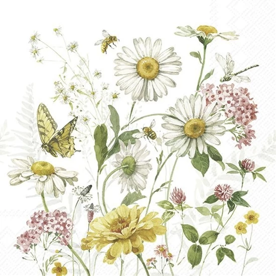 Wildflower vadvirágos szalvéta 3 rétegű 20 db/csomag