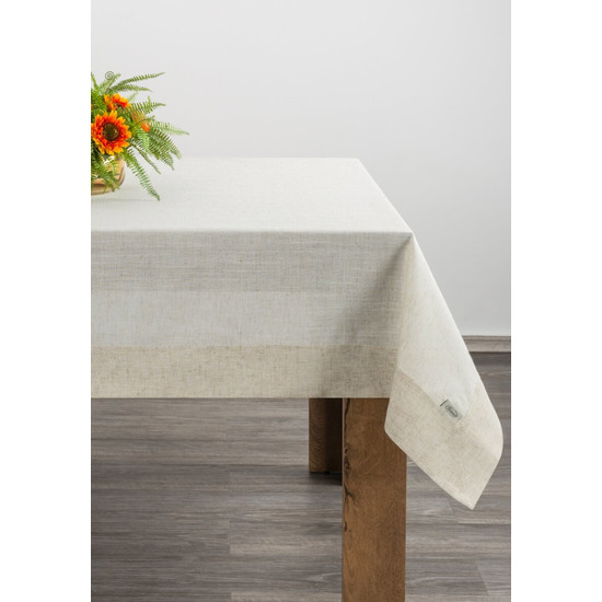 Természetes színvilágú széles peremű abrosz Natúr 40x140 cm Természetes színvilágú széles peremű abrosz Natúr 40x140 cm