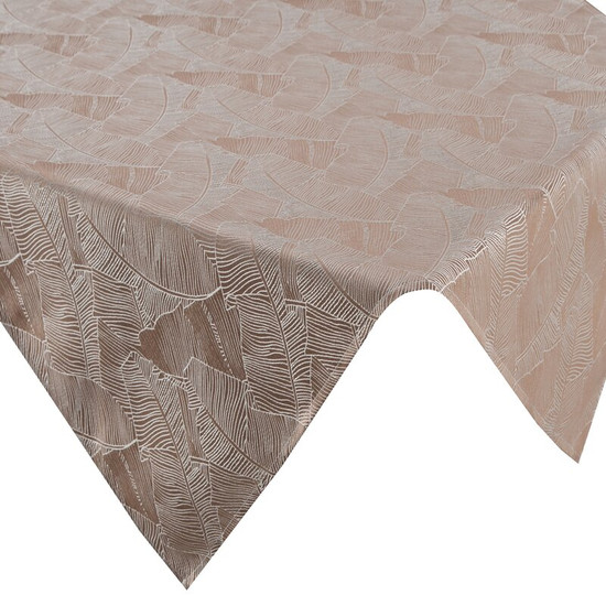 Isla banánlevél mintás jacquard asztalterítő Sötét bézs 85x85 cm Isla banánlevél mintás jacquard asztalterítő Sötét bézs 85x85 cm