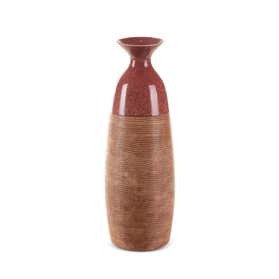 elda-keramia-vaza-piros-vilagosbarna-18-x-17-x-51-cm