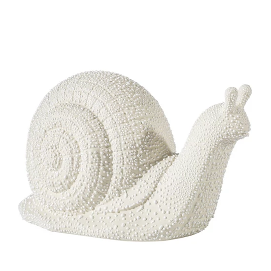 riso2-keramia-csiga-figura-kremszin-26-x-11-x-13-cm-hs130746