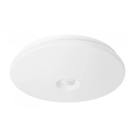 EcoLight LED 18 W-os ø330 mm beépített mozgásérzékelős kerek fehér mennyezeti lámpa IP44-es védettségű