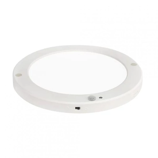 Horoz Martha PRO 18W ø220 mm kerek fehér színű mozgásérzékelős mennyezeti lámpa