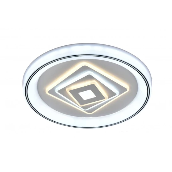 Lucero Emerencia 110 W-os 50 cm átmérőjű fehér LED távirányítós és mobil applikációval vezérelhető mennyezeti lámpa