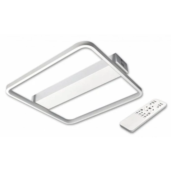 MasterLED Galaxis Centauri 40 W-os 42x40 cm fehér LED távirányítós mennyezeti lámpa