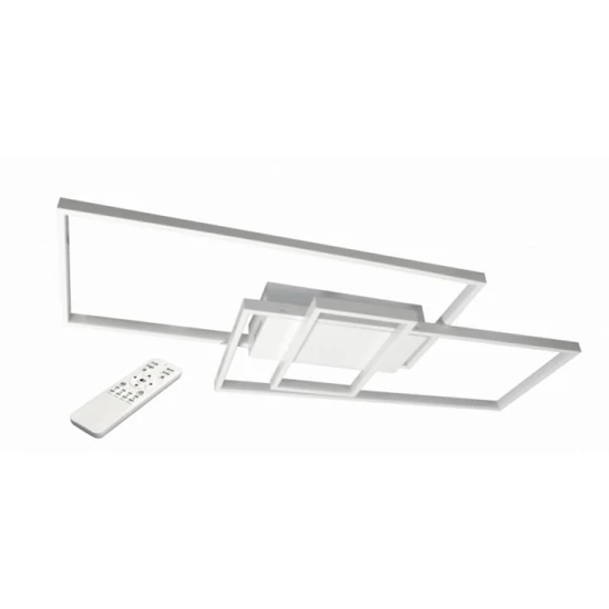 MasterLED Galaxis Vela 90 W-os 83x36 cm fehér LED távirányítós mennyezeti lámpa