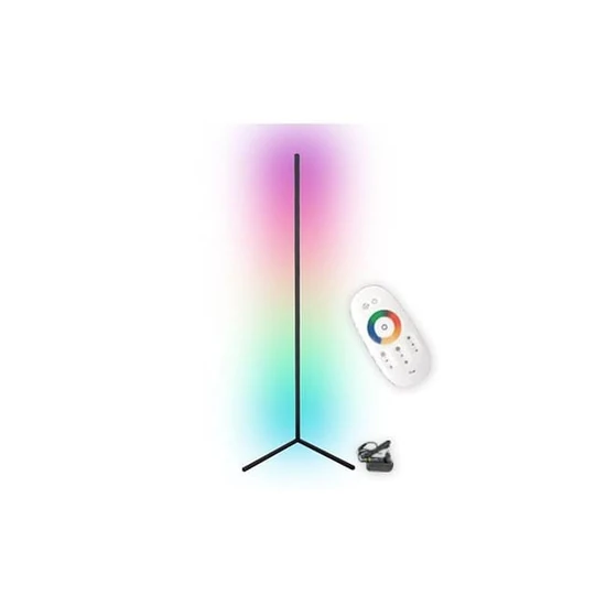 MasterLED RGB 140 cm-es fekete színű állólámpa