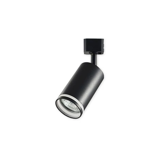 MasterLED Ring fekete sínre szerehető lámpa keret GU10-es foglalattal