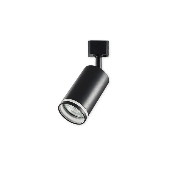 MasterLED Ring fekete sínre szerehető lámpa keret GU10-es foglalattal