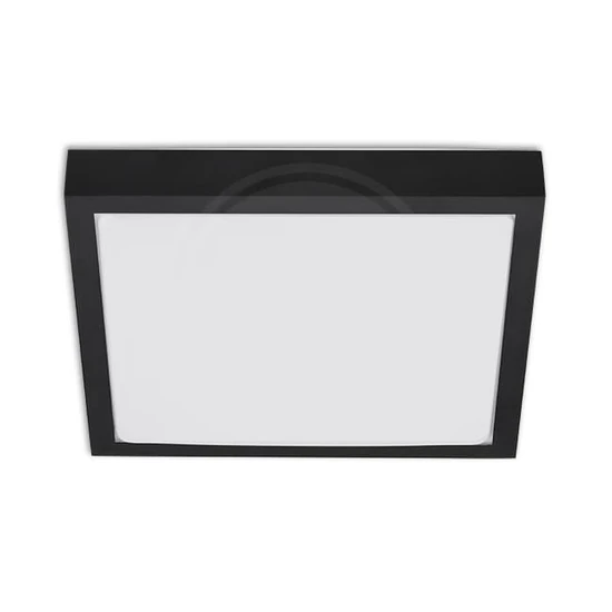 MasterLED Solen 270x270 mm négyzet alakú fekete mennyezeti lámpa 2xE27 foglalattal
