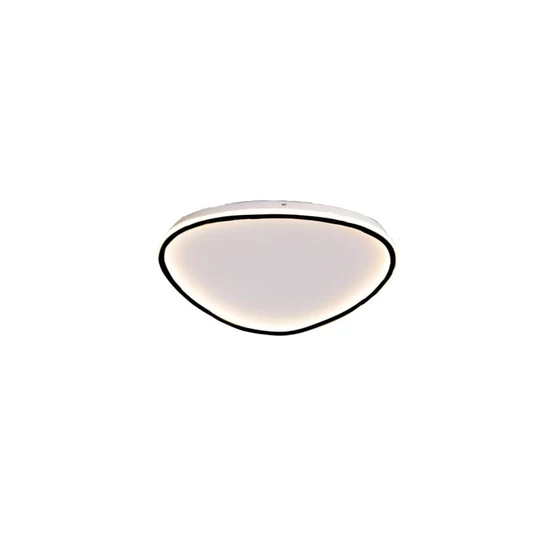 Stone Tagus 48W-os 490x490mm 3000-6500K fekete színű távirányítós mennyezeti lámpa