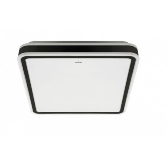 Strühm Aurelia 24 W-os 330x330 mm négyzet alakú natúr fehér mennyezeti lámpa IP44-es védettségű