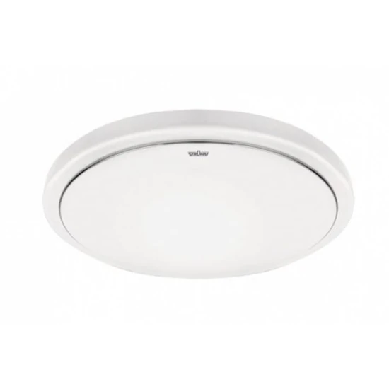 Strühm Sola Slim 18 W-os ø290 mm kerek natúr fehér mennyezeti lámpa IP44-es védettségű