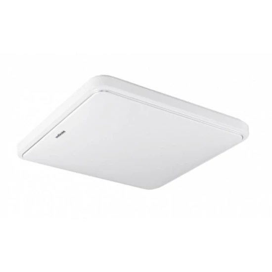 Strühm Sola Slim 28 W-os 330x330 mm négyzet alakú natúr fehér mennyezeti lámpa IP44-es védettségű