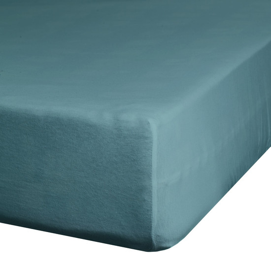 Nova3 pamut-szatén gumis lepedő Petrolkék 140x200 cm +30 cm Nova3 pamut-szatén gumis lepedő Petrolkék 140x200 cm +30 cm