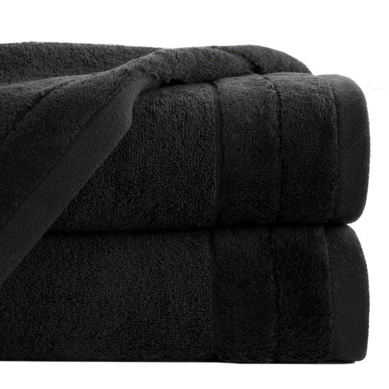 Damla velúr törölköző Fekete 70x140 cm Damla velúr törölköző Fekete 70x140 cm