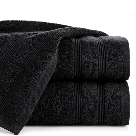 aline-pamut-torolkozo-csikos-szegellyel-fekete-70-x-140-cm