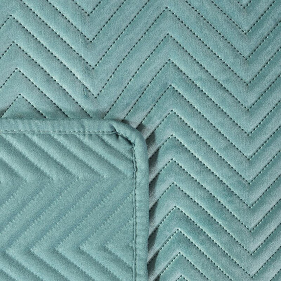 Sofia bársony ágytakaró Menta 170x210 cm Sofia bársony ágytakaró Menta 170x210 cm