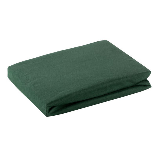 Jersey pamut gumis lepedő Palackzöld 220x200 cm +30 cm Jersey pamut gumis lepedő Palackzöld 220x200 cm +30 cm