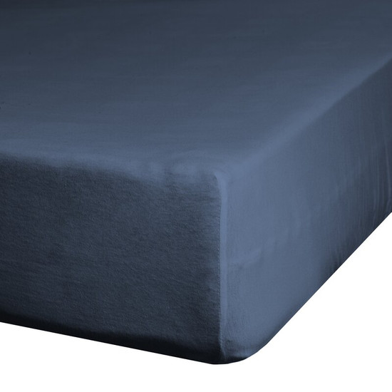 Jersey pamut gumis lepedő Gránátkék 90x200 cm +25 cm Jersey pamut gumis lepedő Gránátkék 90x200 cm +25 cm