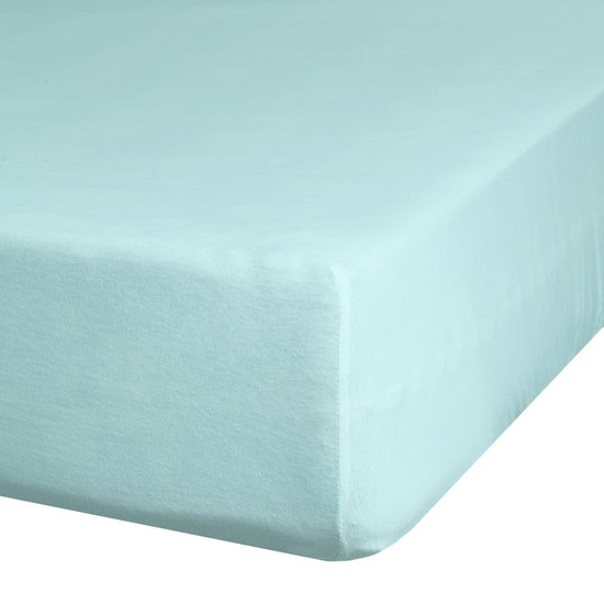 Jersey pamut gumis lepedő Menta 90x200 cm +25 cm Jersey pamut gumis lepedő Menta 90x200 cm +25 cm