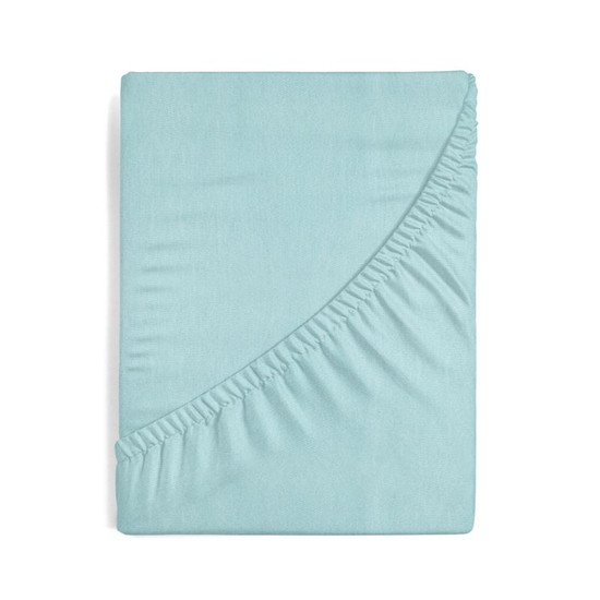 Jersey pamut gumis lepedő Menta 90x200 cm +25 cm Jersey pamut gumis lepedő Menta 90x200 cm +25 cm