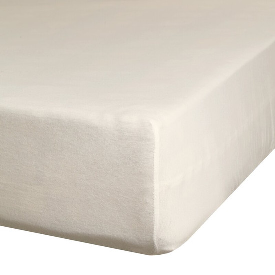 Jersey pamut gumis lepedő Bézs 160x200 cm +30 cm Jersey pamut gumis lepedő Bézs 160x200 cm +30 cm