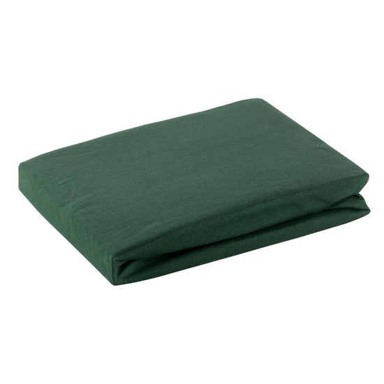 Jersey pamut gumis lepedő Palackzöld 160x200 cm +30 cm Jersey pamut gumis lepedő Palackzöld 160x200 cm +30 cm