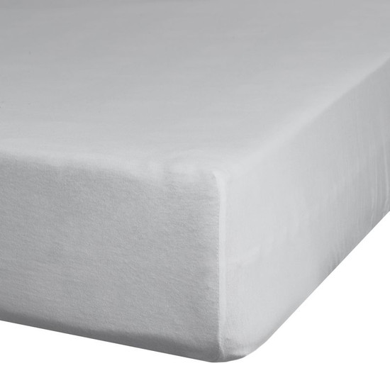 Jersey pamut gumis lepedő Világosszürke 140x200 cm +30 cm Jersey pamut gumis lepedő Világosszürke 140x200 cm +30 cm