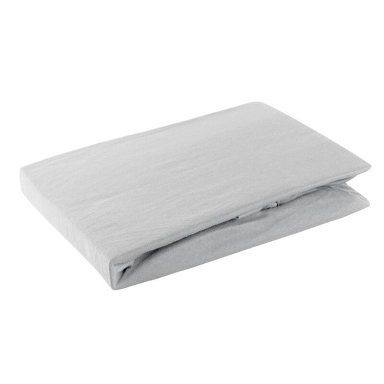 Jersey pamut gumis lepedő Világosszürke 220x200 cm +30 cm Jersey pamut gumis lepedő Világosszürke 220x200 cm +30 cm