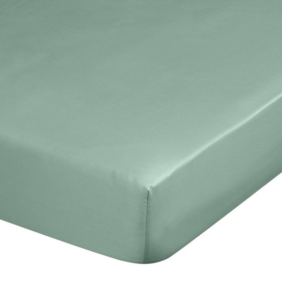 Nova3 pamut-szatén gumis lepedő Menta 220x200 cm +30 cm Nova3 pamut-szatén gumis lepedő Menta 220x200 cm +30 cm