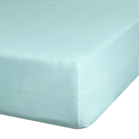 Jersey pamut gumis lepedő Menta 120x200 cm +25 cm Jersey pamut gumis lepedő Menta 120x200 cm +25 cm