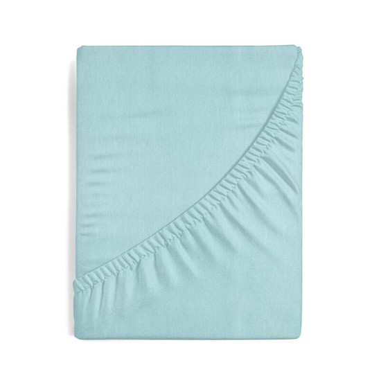 Jersey pamut gumis lepedő Menta 120x200 cm +25 cm Jersey pamut gumis lepedő Menta 120x200 cm +25 cm
