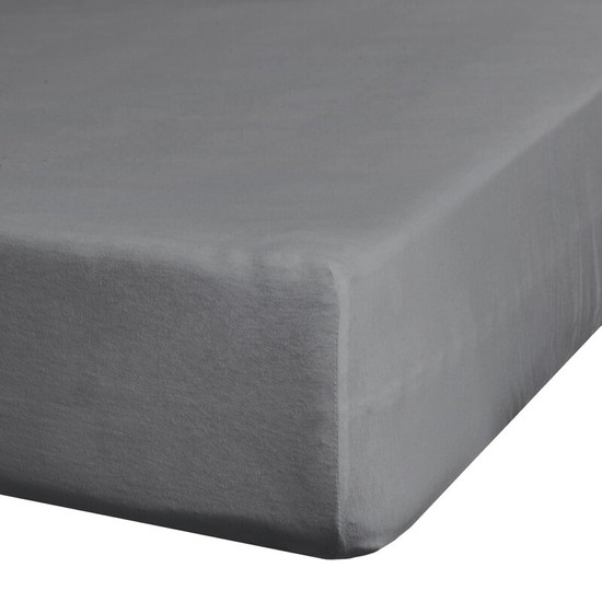 Jersey4 pamut gumis lepedő Acélszürke 180x200 cm +30 cm Jersey4 pamut gumis lepedő Acélszürke 180x200 cm +30 cm