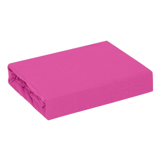 Adela jersey pamut gumis lepedő Amarant 220x200 cm +30 cm