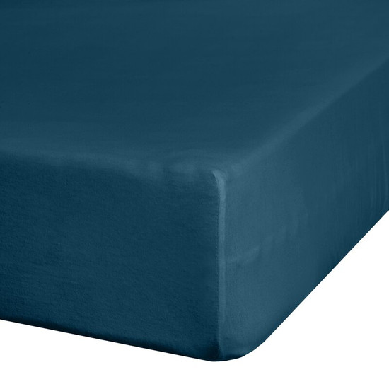Adela jersey pamut gumis lepedő Gránátkék 140x200 cm +30 cm Adela jersey pamut gumis lepedő Gránátkék 140x200 cm +30 cm