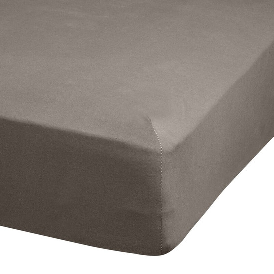 Adela jersey pamut gumis lepedő Grafit 220x200 cm +30 cm