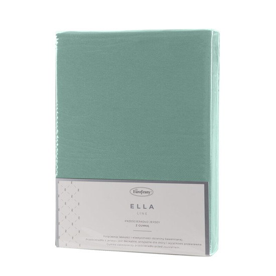 Adela jersey pamut gumis lepedő Menta 90x200 cm +25 cm Adela jersey pamut gumis lepedő Menta 90x200 cm +25 cm