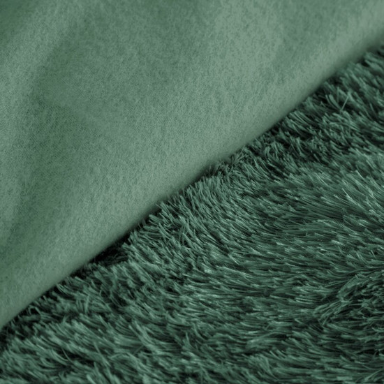 Tiffany meleg és puha szőrme hatású ágyneműhuzat Sötétzöld 220x200 cm - 70x80 cm 2db Tiffany meleg és puha szőrme hatású ágyneműhuzat Sötétzöld 220x200 cm - 70x80 cm 2db