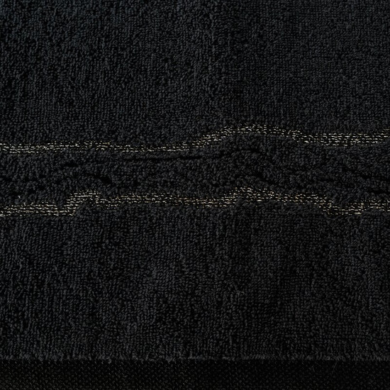 Karin pamut törölköző fényes cérnával szőtt díszítéssel Fekete 30x50 cm Karin pamut törölköző fényes cérnával szőtt díszítéssel Fekete 30x50 cm
