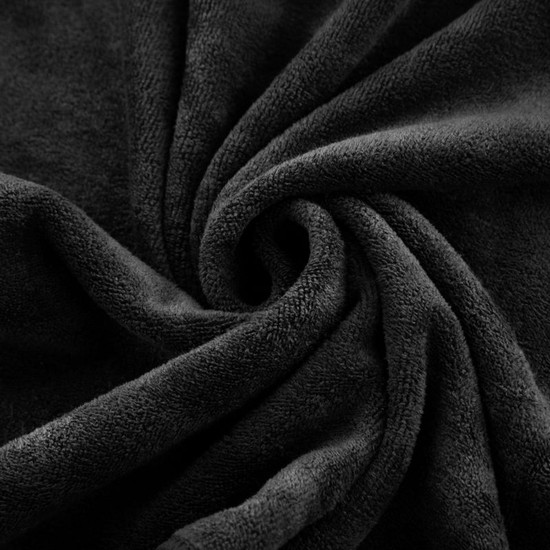 Amy 09 mikroszálas törölköző Fekete 70x140 cm Amy 09 mikroszálas törölköző Fekete 70x140 cm
