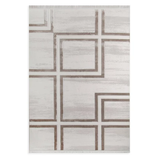 Aura12 szőtt modern szőnyeg Krémszín 140x190 mm - 9 mm