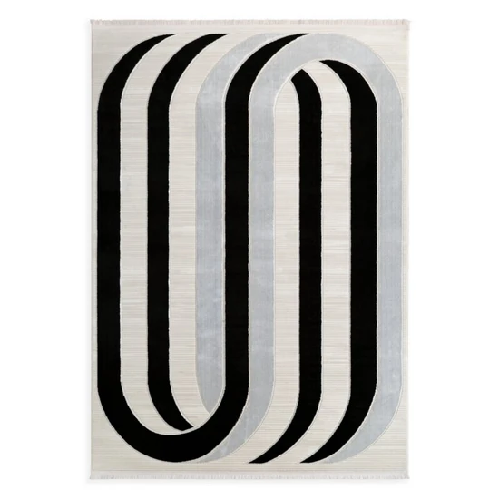 Aura5 szőtt modern szőnyeg Krémszín 60x100 mm - 9 mm