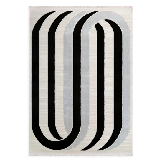 Aura5 szőtt modern szőnyeg Krémszín 80x150 mm - 9 mm