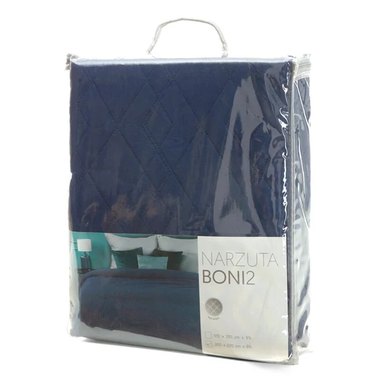 Boni2 mikroszálas ágytakaró Gránátkék 200x220 cm Boni2 mikroszálas ágytakaró Gránátkék 200x220 cm
