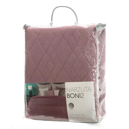 Boni2 mikroszálas ágytakaró Sötét rózsaszín 200x220 cm
