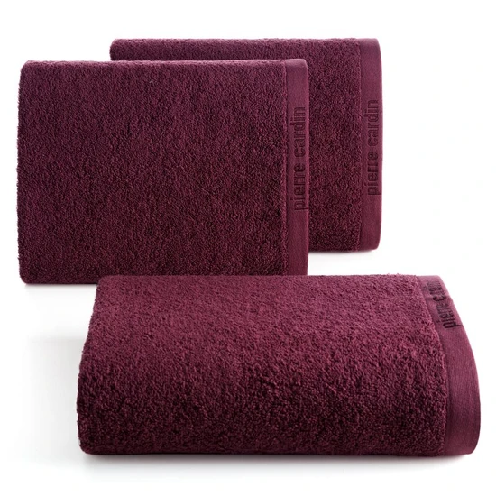 Evi Pierre Cardin törölköző Burgundi vörös 70x140 cm 3db