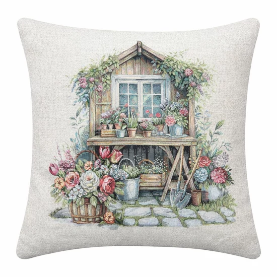 Garden house kerti házikós párnahuzat 45x45 cm
