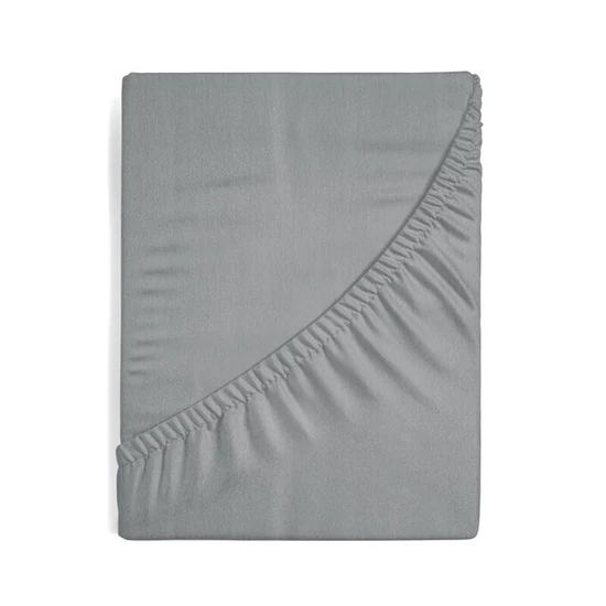 Jersey pamut gumis lepedő Acélszürke 240x220 cm + 30 cm Jersey pamut gumis lepedő Acélszürke 240x220 cm + 30 cm