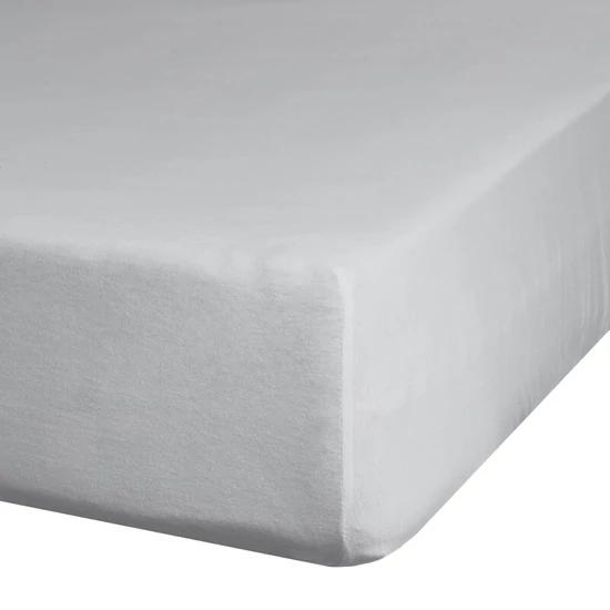 Jersey pamut gumis lepedő Világosszürke 240x220 cm + 30 cm Jersey pamut gumis lepedő Világosszürke 240x220 cm + 30 cm